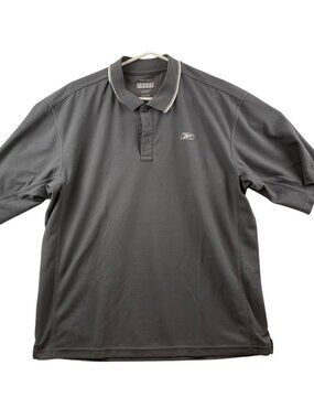 Reebok Golf Tech Polo 2XL Gray > Moisture Management